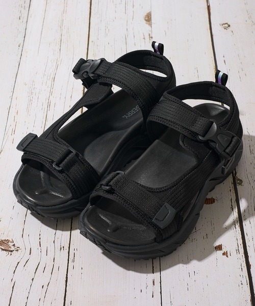 AirWair 黒 サンダル 厚底 ベルクロ GERRY サンダル 「GERRY」メンズ ベルクロサンダル / 厚底