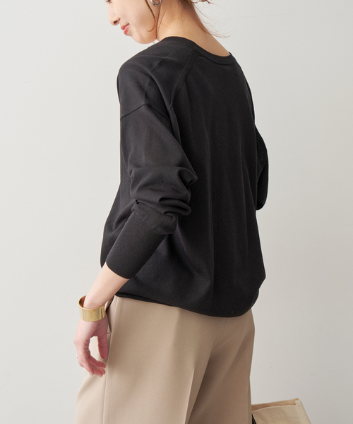 美品！Spick & Span シルキーヤーンVネックプルオーバー シルキーヤーンVネックプルオーバー（ニット／セーター）｜Spick