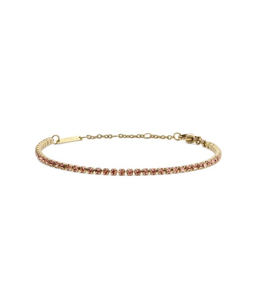 ブレスレット Classic Tennis Bracelet Apricot ローズゴールド／シルバー／ゴールド レディース メンズの画像