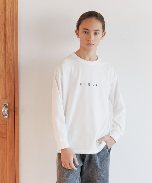 GLOBAL WORK tシャツ ヘビロッTEE/プリント長袖/147381 キッズ