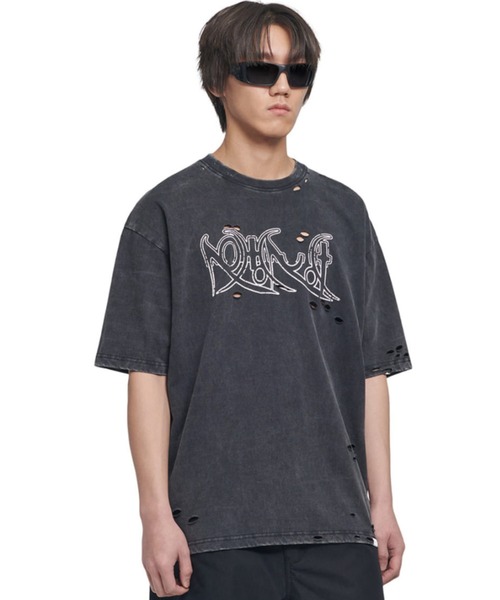 Tシャツ・カットソー NOMANUAL LONG SYMBOL T-SHIRT MY119 NOMANUAL(ノーマニュアル) Tシャツ・カットソー(メンズ) - 海外