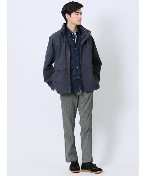 アウター ブルゾン ジャケット グレー S/XL TAKA-Q ブルゾン アウター 「ストレッチ 撥水 防風 防花粉