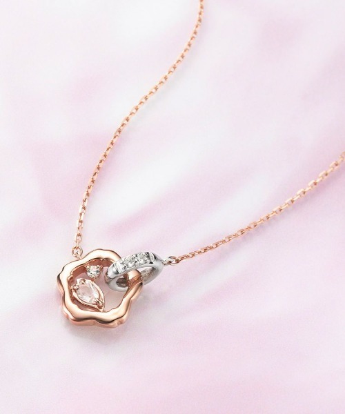 4℃ ネックレス 「SAKURA Collection」シルバー レディース : ZOZOTOWN 