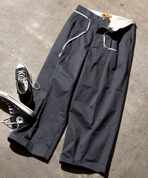 パンツ RED KAP/レッドキャップ 別注 SMU PT-38 2TUCK BAGGY WIDE TWILL PANTS/バギーパンツ/ワイドフィッ | RED KAP | 02