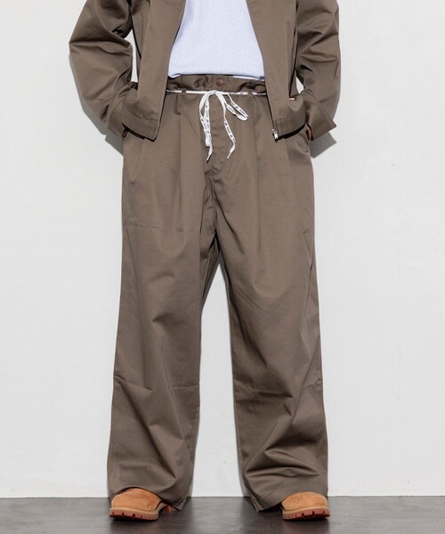 パンツ RED KAP/レッドキャップ 別注 SMU PT-38 2TUCK BAGGY WIDE TWILL PANTS/バギーパンツ/ワイドフィッ | RED KAP | 13