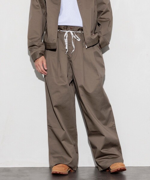 パンツ RED KAP/レッドキャップ 別注 SMU PT-38 2TUCK BAGGY WIDE TWILL PANTS/バギーパンツ/ワイドフィッ | RED KAP | 12