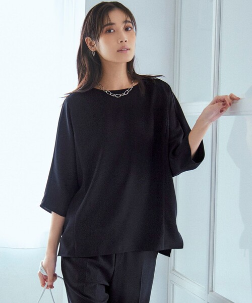 tシャツ 「吸水速乾/UVカット/接触冷感」ストレッチジョーゼット