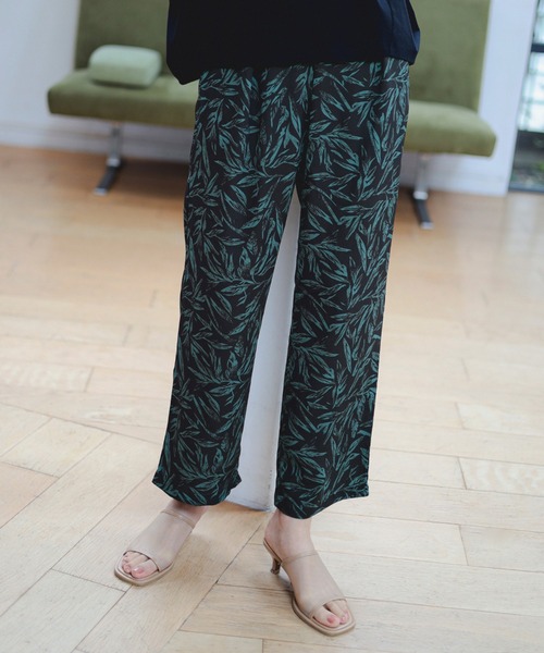 4111 B MING BEAMS パンツ 小紋 S 新品未使用 B:MING by BEAMS（ビーミング by ビームス）幾何刺繍 パンツ（S