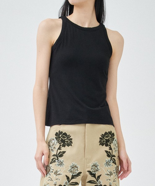 タンクトップ ノースリーブ 「determ/デターム」Collagen Tank Top/タンクトップ レディース