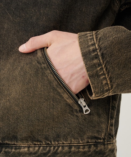 JieDa（ジエダ） デニムジャケット gジャン DENIM ZIP JACKET メンズ