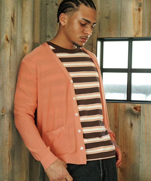 URBAN RESEARCH Sonny Label カーディガン リネン混ニット