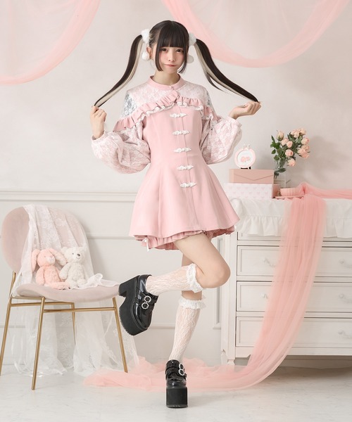 Pal elfy ワンピース ボレロ風チャイナコンビネゾン : ZOZOTOWN