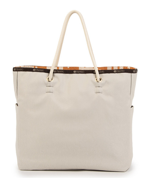 LeSportsac トートバッグ LARGE 2 WAY TOTE イエナ2ウェイラテ