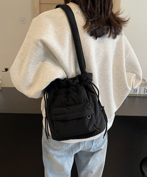 ショルダーバッグ バッグ ナイロン巾着 レディース : ZOZOTOWN Yahoo