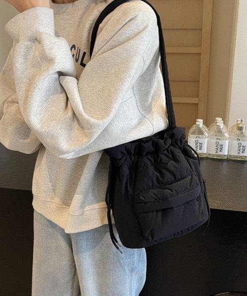 ショルダーバッグ バッグ ナイロン巾着 レディース : ZOZOTOWN Yahoo