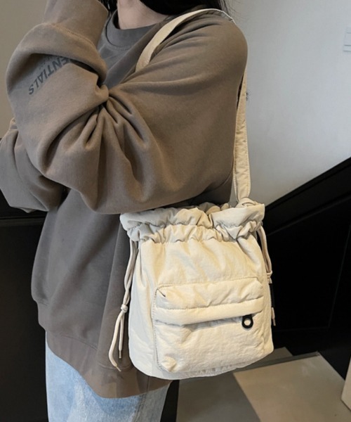 ショルダーバッグ バッグ ナイロン巾着 レディース : ZOZOTOWN Yahoo