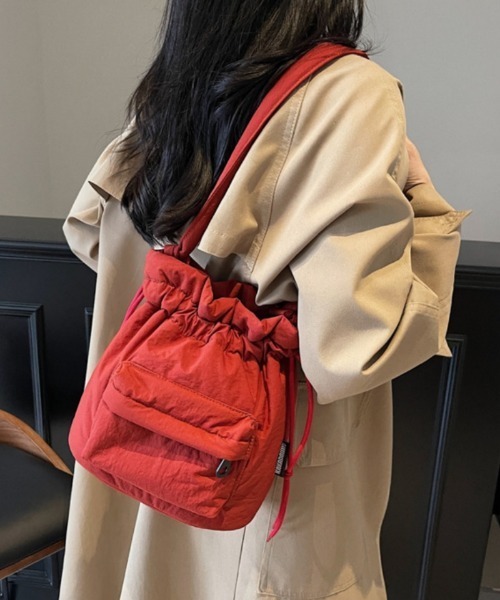 ショルダーバッグ バッグ ナイロン巾着 レディース : ZOZOTOWN Yahoo