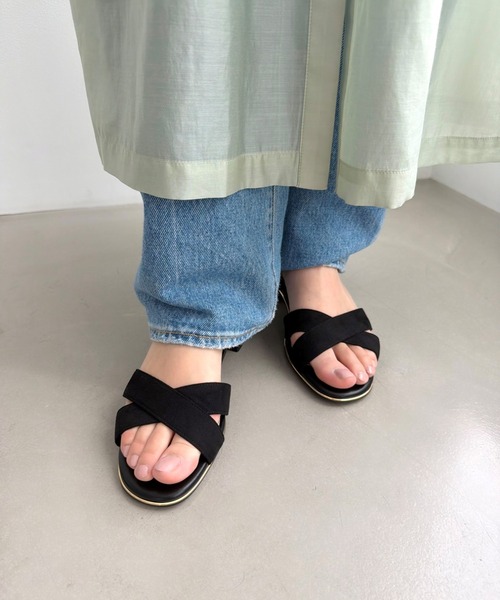 【新品未使用】 SLIPPER クロスストラップサンダル　サイズ9 ORiental TRaffic（オリエンタルトラフィック） サンダル クロス