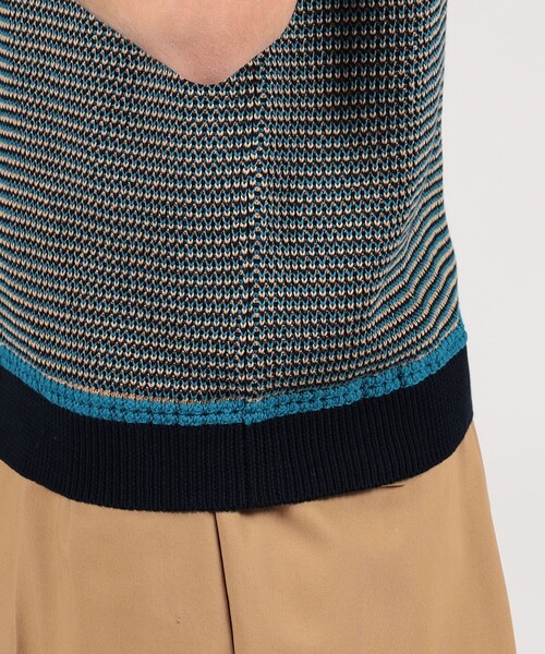 【新品】タグ付き Theory ドライコットンハーフスリーブニット S TOMORROWLAND Tricot マーセライズコットン