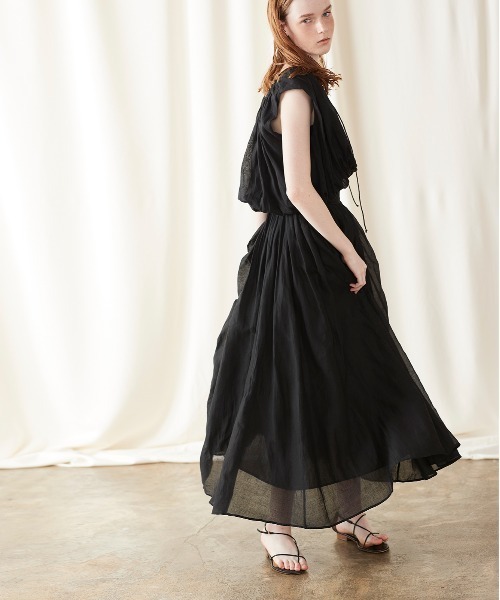 新品 ロンハーマン別注 MARILYN MOON タックシアーコットンスカート Marilyn Moon（マリリンムーン） スカート タックテクニックシアー