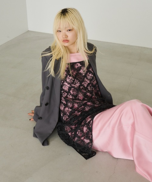 ANDRESD パーティードレス ドレス キラキラフラッフィーレースドレス