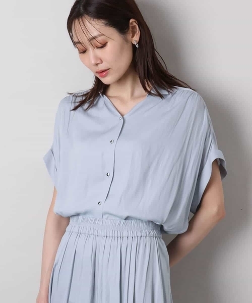 MK MICHEL KLEIN（エムケー ミッシェルクラン） ブラウス シャツ