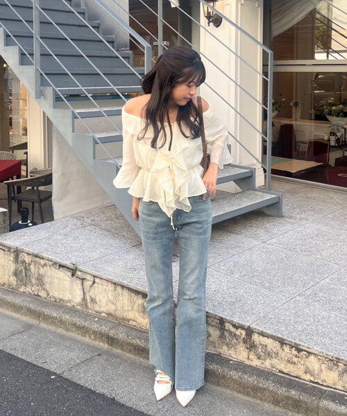 continuer de NICE CLAUP ジーンズ デニム デニムパンツ 「@reve.perle