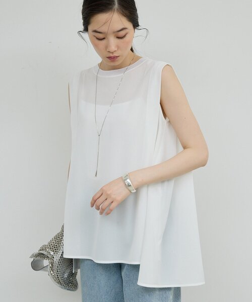 GALLARDAGALANTE tシャツ バックフレアカットソー レディース