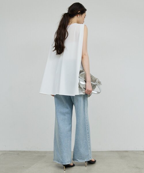 GALLARDAGALANTE tシャツ バックフレアカットソー レディース