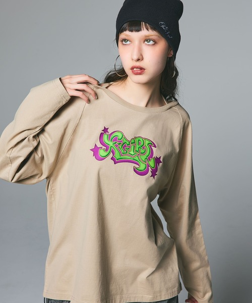 tシャツ STAR LOGO HALTERNECK L/S TEE レディース
