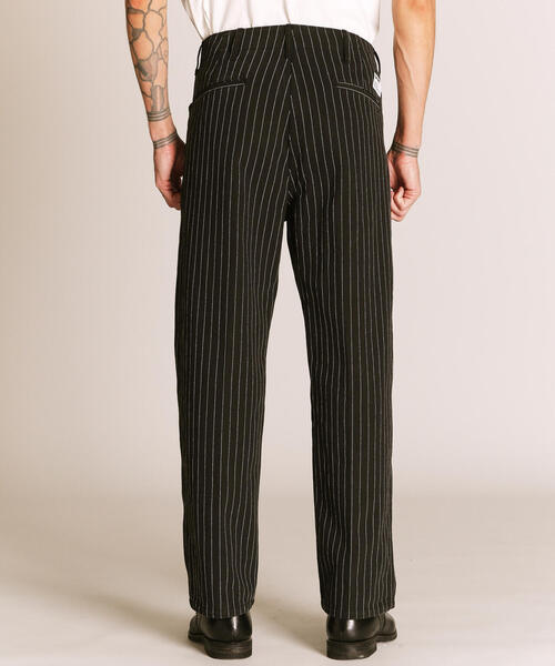 Schott　パンツ　32　ストライプ　ネイビー 楽天市場】Schott ショット ヒッコリーストライプ パンツ メンズ