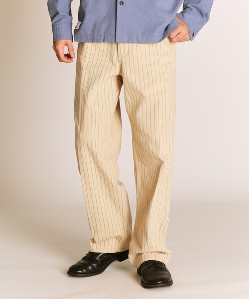 schott ストライプパンツ 34インチ Schott N.Y.C パンツ Schott/ショット/STRIPE FRISCO PANTS