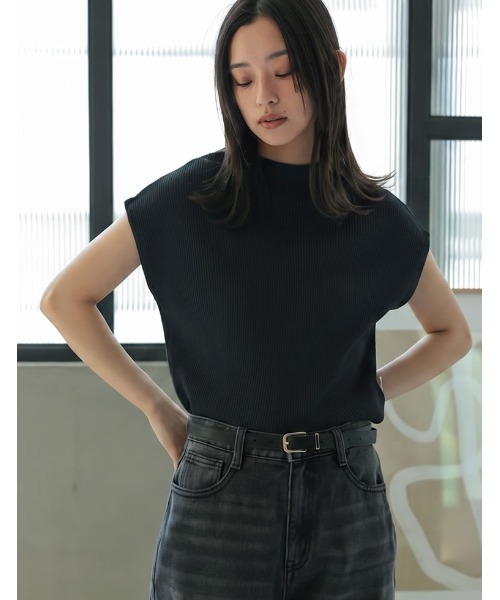 Re:EDIT（リエディ） tシャツ 半袖 「涼感」レーヨンブレンドボトル