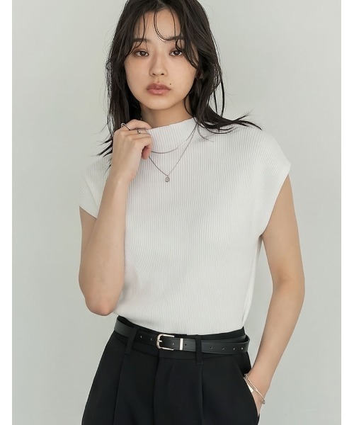 Re:EDIT（リエディ） tシャツ 半袖 「涼感」レーヨンブレンドボトル