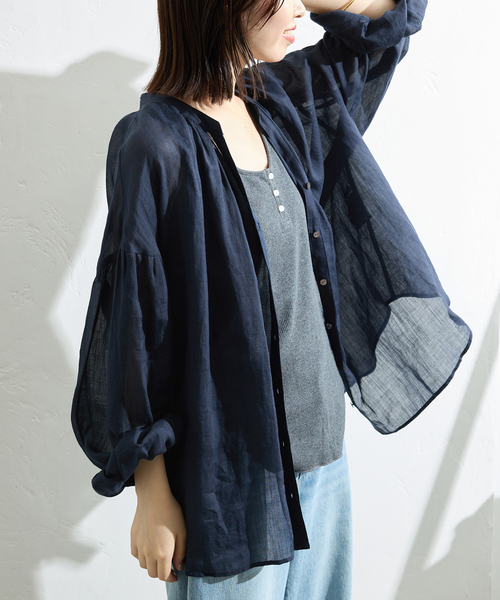 ブラウス シャツ 「追加」ラミースキッパーシャツ レディース SLOBE IENA ブラウス シャツ 「追加」ラミースキッパーシャツ