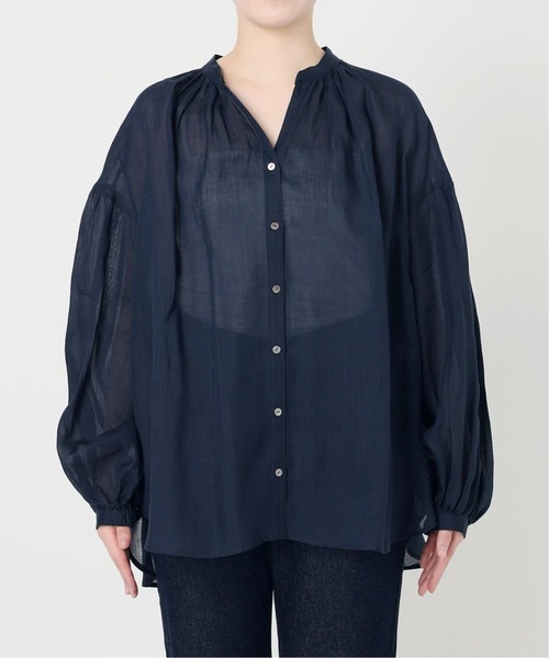 新品 イエナ ブラウス シャツ ラミースキッパーシャツ レディース IENA - IENA イエナ maisonラミーコットンスキッパーシャツの
