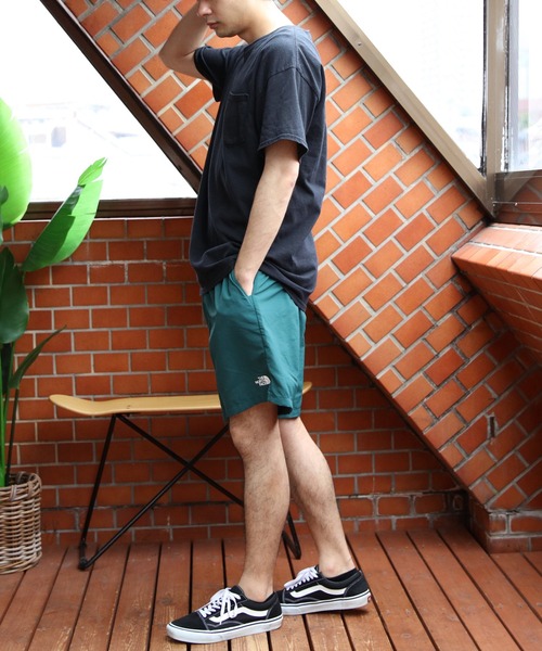 THE NORTH FACE パンツ FACEロゴショートパンツ メンズ