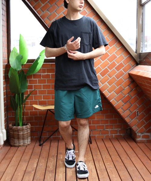 THE NORTH FACE パンツ FACEロゴショートパンツ メンズ