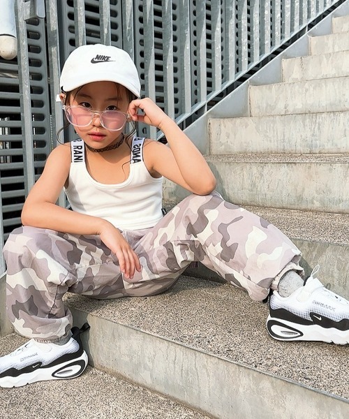 RandS/R タンクトップ 肌着 ロゴゴム肩ヒモタンクトップ キッズ 子供服