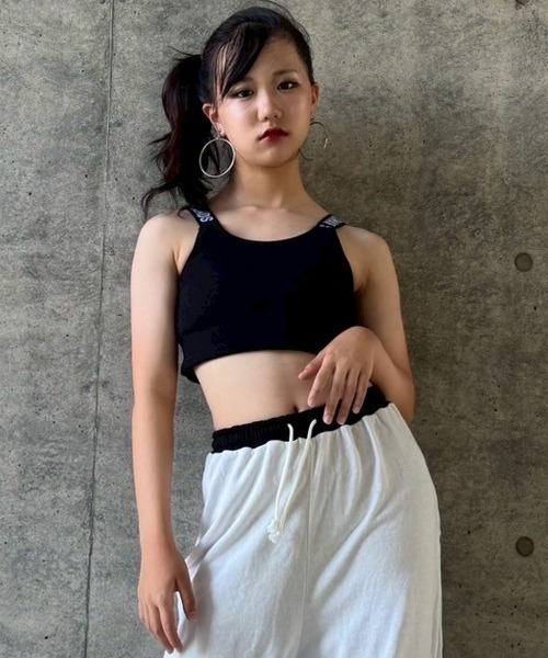 RandS/R タンクトップ 肌着 ロゴゴム肩ヒモタンクトップ キッズ 子供服
