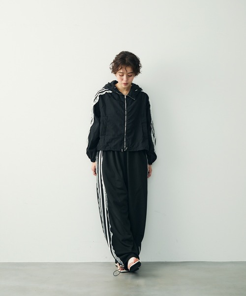 Clum ジャージ レースラインスポーティーブルゾン レディース