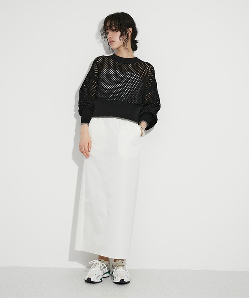 アダムエロペ ロングスカート38 ADAM ET ROPE' 「ADAM ROPE'」 ロングスカート 38 ブラック