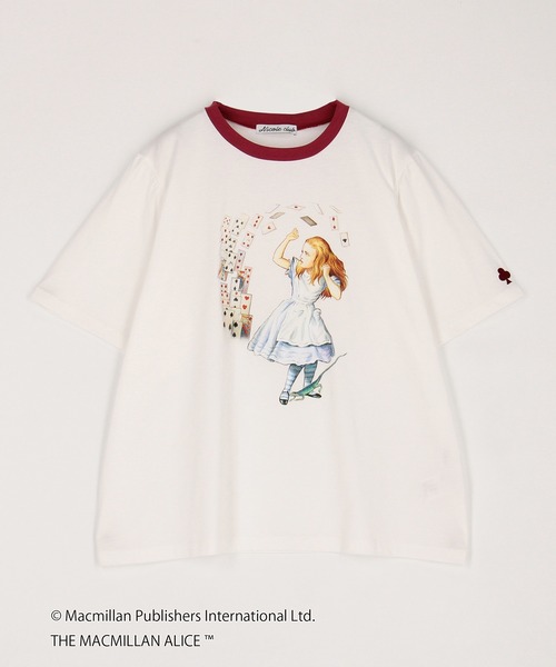 tシャツ THE MACMILLAN ALICE マクミラン・アリスプリントコラボT