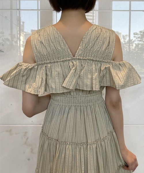 AND COUTURE（アンドクチュール） ワンピース 夏 半袖 シアー