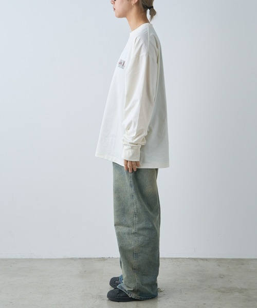 「CIAOPANIC TYPY」 長袖Tシャツ MEDIUM グレー メンズ