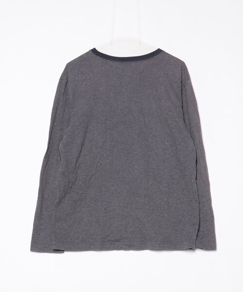 「TOMMY HILFIGER」 長袖Tシャツ L グレー メンズ_画像2