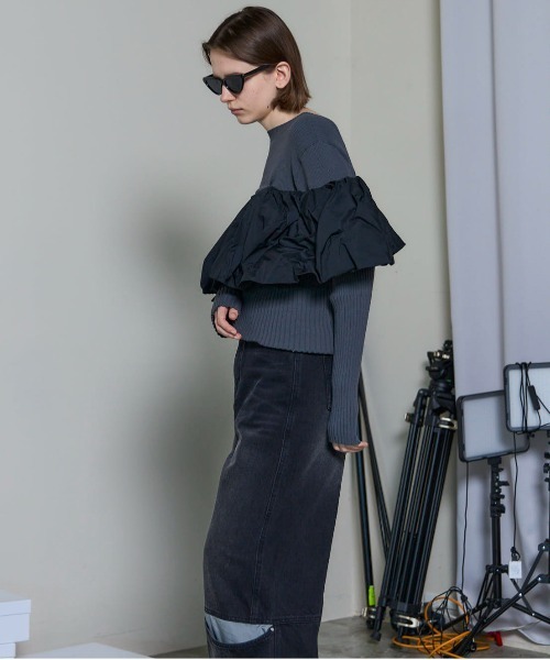MAISON SPECIAL ニット セーター 「25AW PRE-ORDER」Puff Sleeve