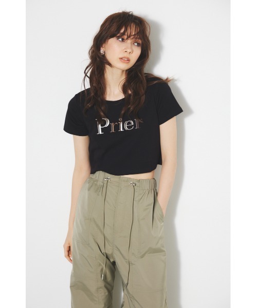「rienda」 半袖カットソー MEDIUM ホワイト レディース