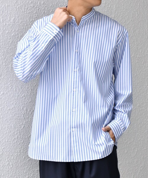 TUBE 40周年記念 ボタン付きシャツ ユニフォーム M　リストバンド付き 公式] アルベ ダンガリースタンドカラーシャツ EP8905