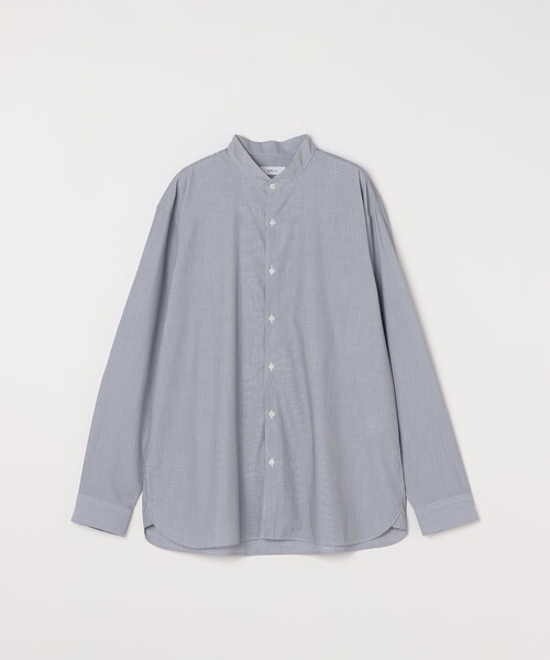 美品✨アーツアンドサイエンス バンドカラー シャツ プルオーバー　製品染め　L URBAN RESEARCH ROSSO MEN シャツ 「WEB限定」「XXLサイズあり」「抗菌